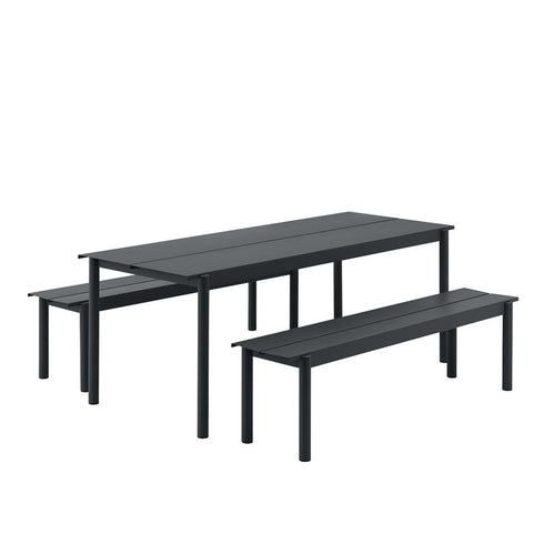 Linear Steel Table 200x75cm